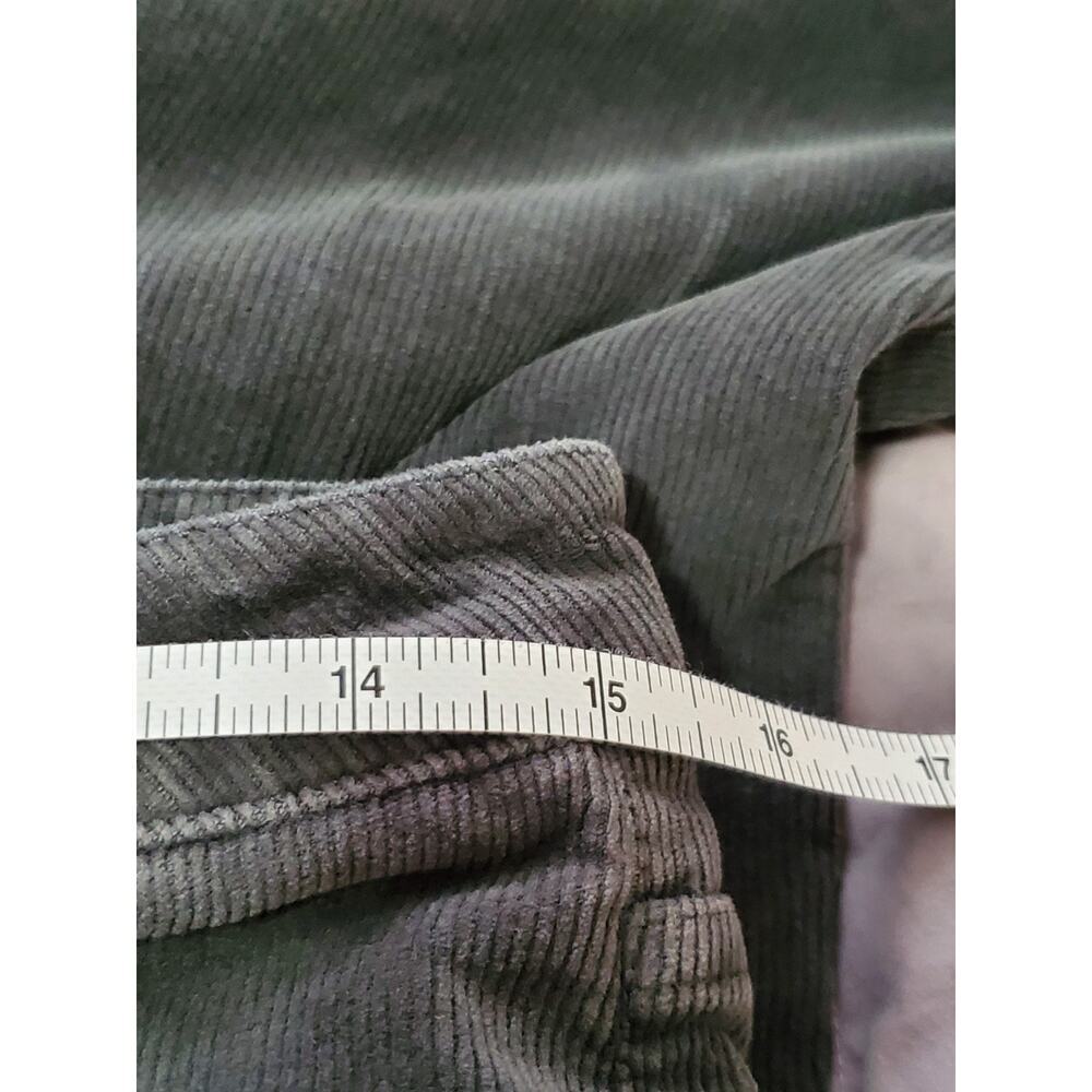 Patagonia Skinny Corduroy Pants Womens 26 Green Low Rise Straight Organic Cotton
